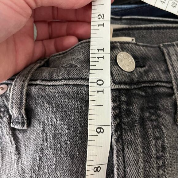 Madewell The Perfect Vintage Jean in Cosner Black Wash: Knee-Rip Edition Size 27 - Picture 6 of 8